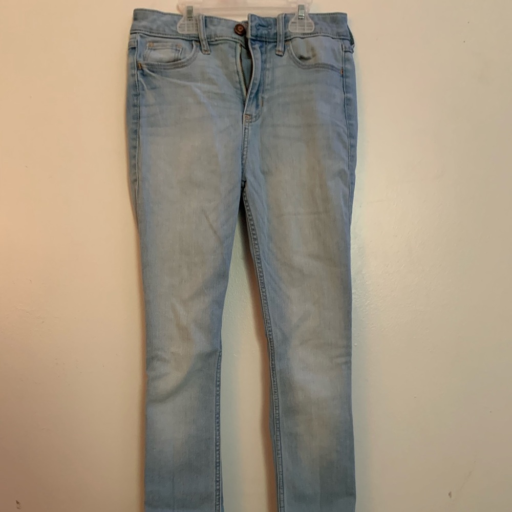 Light blue hollister high rise jeans